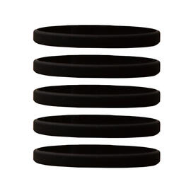 Narrow Silicone Bracelets Blue - for Children front