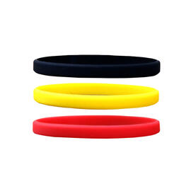 Narrow Silicone Bracelets Mix Belgium - for Children front