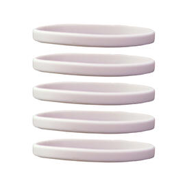Narrow Silicone Bracelets White - for Children front