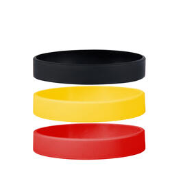 Silicone Bracelets Mix Belgium - for Adults front view