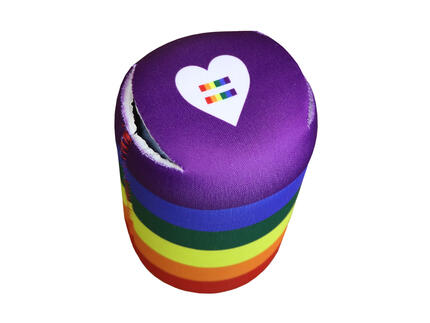 Can Coolers Rainbow Flag for 33cl Cans bottom view