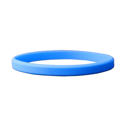Narrow Silicone Bracelets Light Blue detailed view