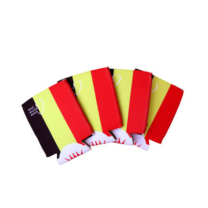 Can Coolers Belgium Flag for 33cl Cans front view