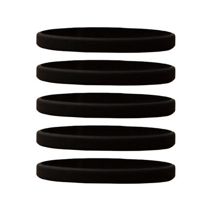 Narrow Silicone Bracelets Blue - for Children front