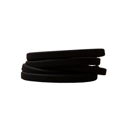 Narrow Silicone Bracelets Blue - for Children stacked