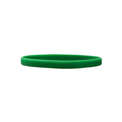 Narrow Silicone Bracelets Green - for Children detail