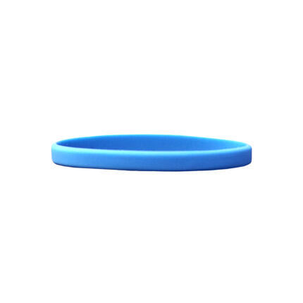 Narrow Silicone Bracelets Light Blue - for Children detail