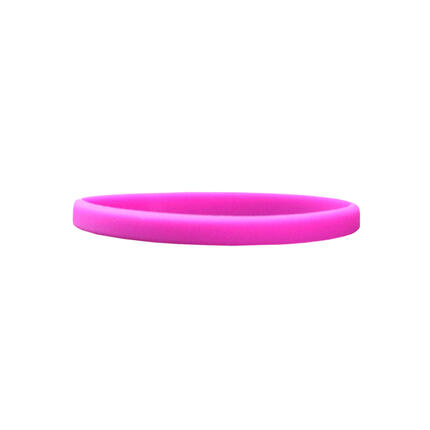 Narrow Silicone Bracelets Pink - for Children detail