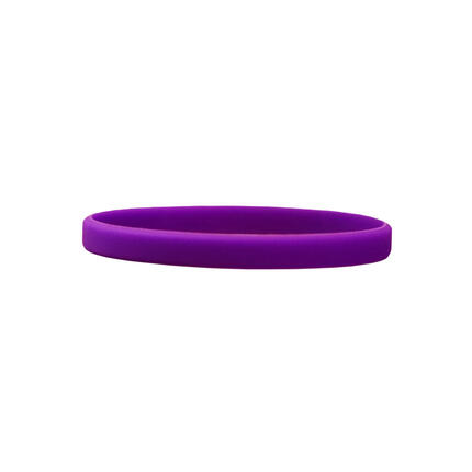 Narrow Silicone Bracelets Purple - for Children detail