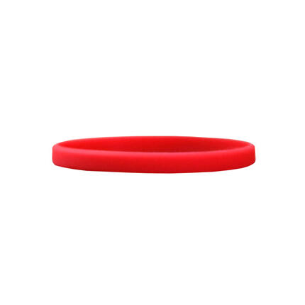 Narrow Silicone Bracelets Red - for Children detail
