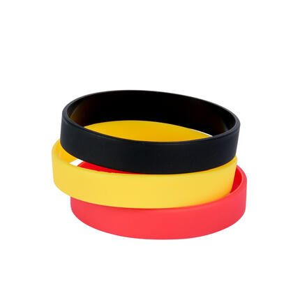 Silicone Bracelets Mix Belgium - for Adults stacked