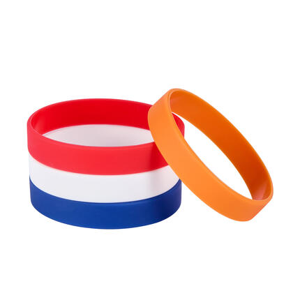 Silicone Bracelets Mix Netherlands - for Adults stacked