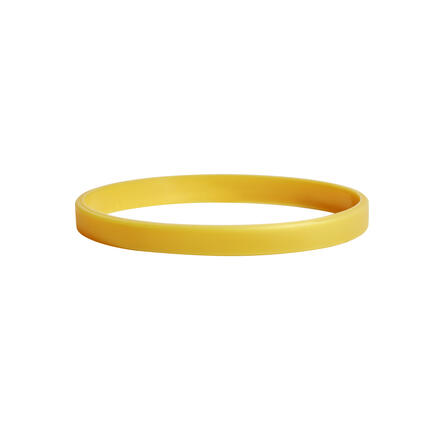Narrow Silicone Bracelets Gold Colour - for Children detail