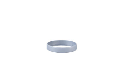 Silicone Bracelets Silver Colour - for Adults detail view