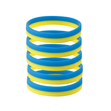 Silicone Bracelets Flag Ukraine - for Adults front