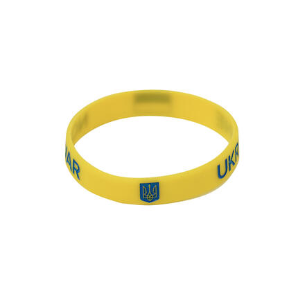 Silicone Bracelets “Ukraine No War” - for Adults detail