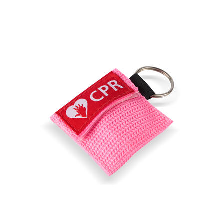 CPR Masks in Pink Keychains detailed view