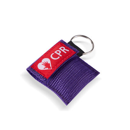 CPR Masks in Purple Keychains detailed view