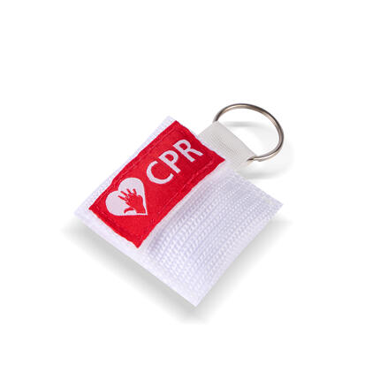 CPR Masks in White Keychains detailed view