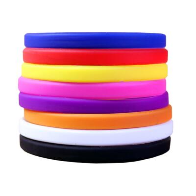 Bracelets fins en silicone 6 mm