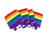 Can Coolers Rainbow Flag for 33cl Cans front view