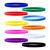 Narrow Silicone Bracelets Mix 10 Colours front view
