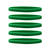 Narrow Silicone Bracelets Green - for Children front
