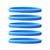 Narrow Silicone Bracelets Light Blue - for Children front