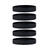 Silicone Bracelets Black - for Adults front view
