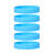 Silicone Bracelets Light Blue - for Adults front view
