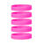Silicone Bracelets Pink - for Adults front view