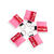 CPR Masks in Pink Keychains front view